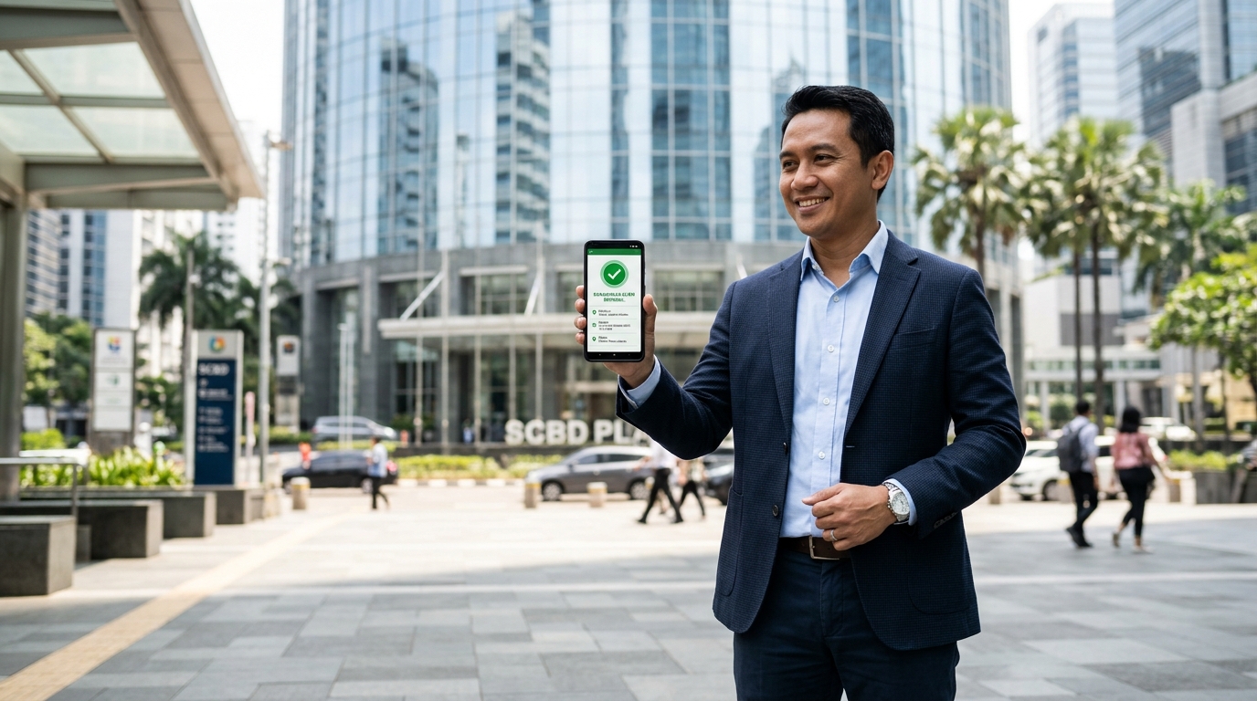 Geotagging Kunjungan Klien Jakarta